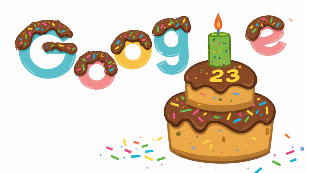 Google Marks 27th Birthday with Original 1998 Logo Doodle